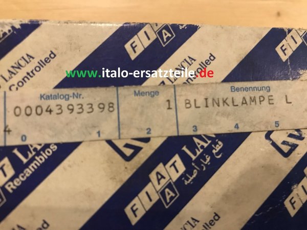 4393398 - neue linke Blinkleuchte für Fiat 127 L - CL - Sport