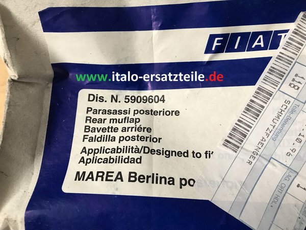 5909604 - neuer Satz Schmutzfänger  hinten für Fiat Marea Berlina