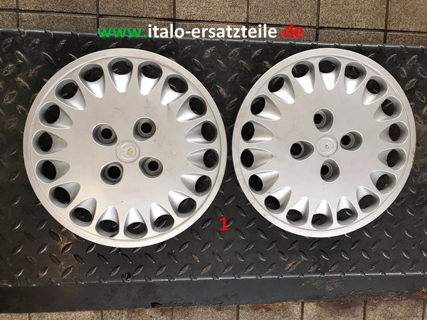 7636540 - 2 gebrauchte Radkappen für Lancia Y10 und Autobianchi Y10