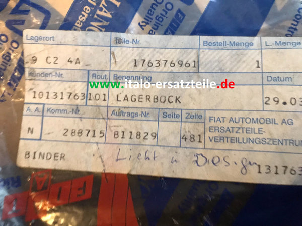 176376961 - neuer linker Halter für die Hutablage - Lancia Delta Integrale 4WD