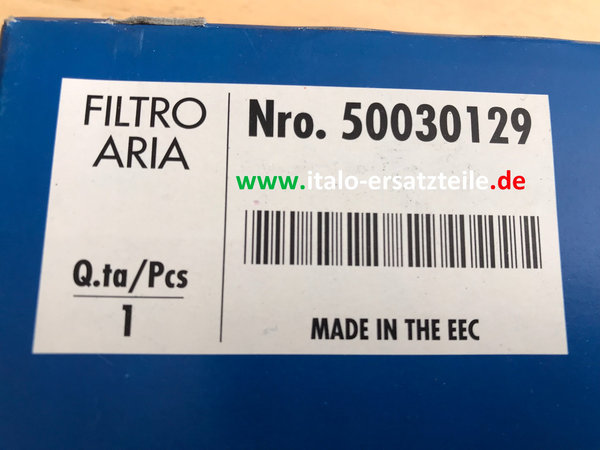 50030129 - neuer Luftfilter für Fiat und Lancia - 1600ccm - 1,6ie