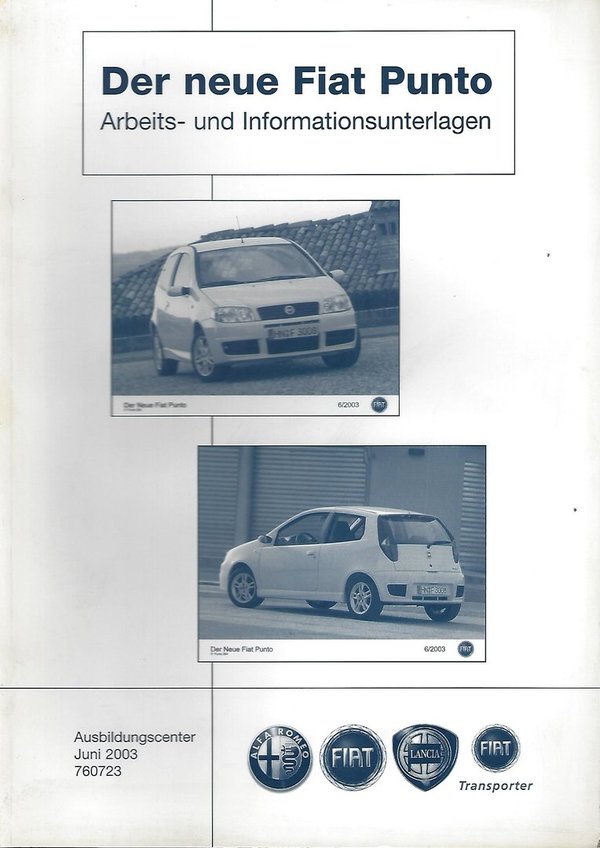 760723 - Fiat Punto 188 Arbeits- und Informationsunterlagen 6-2003