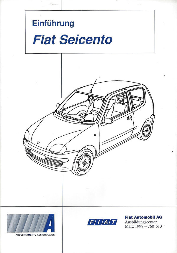 760613 - Fiat Seicento Einführung