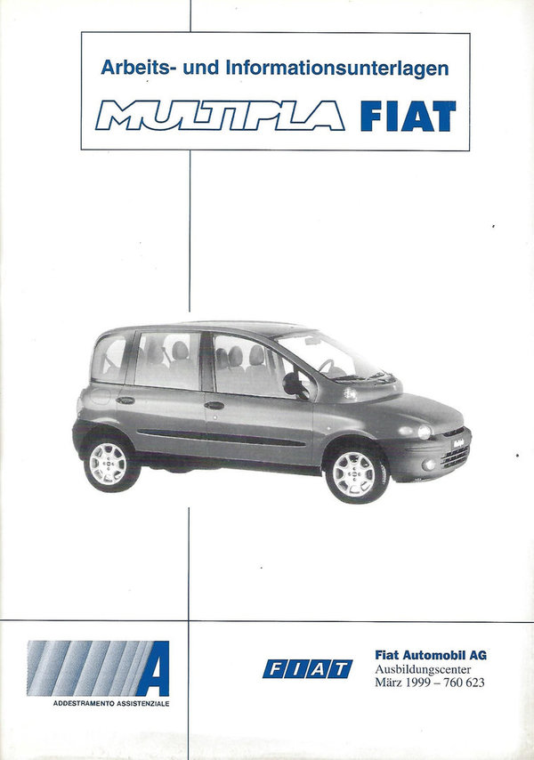760623 - Fiat Multipla Arbeits- und Informationsunterlagen Elektrik 3-1999