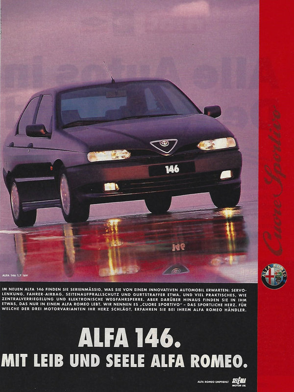 Werbung Alfa Romeo 146