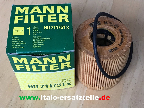 HU711-51x - neuer Ölfilter von Mann Filter