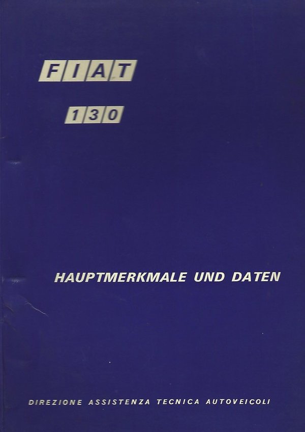 502356 - Hauptmerkmale und Daten Fiat 130